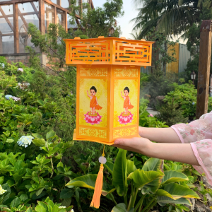 Lồng đèn Phật Đản – Lồng đèn Lục giác – Kích thước 27×27