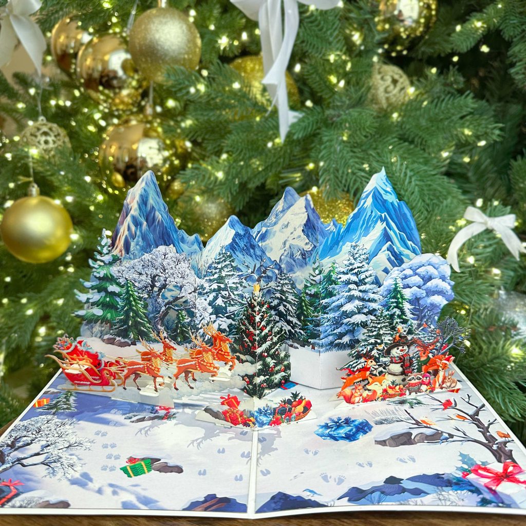 christmas pop up card