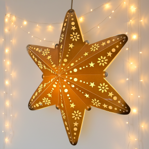 [40CM – MÀU VÀNG] LỒNG ĐÈN NGÔI SAO LOẠI LỚN – LỒNG ĐÈN NHỰA TRANG TRÍ GIÁNG SINH MỚI NHẤT 2025- ON THE PAPER