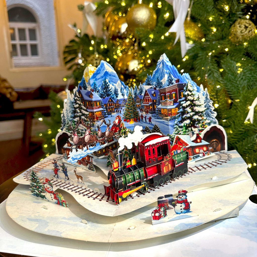 Thiệp Chuyến tàu giáng sinh - Christmas Train by On The Paper