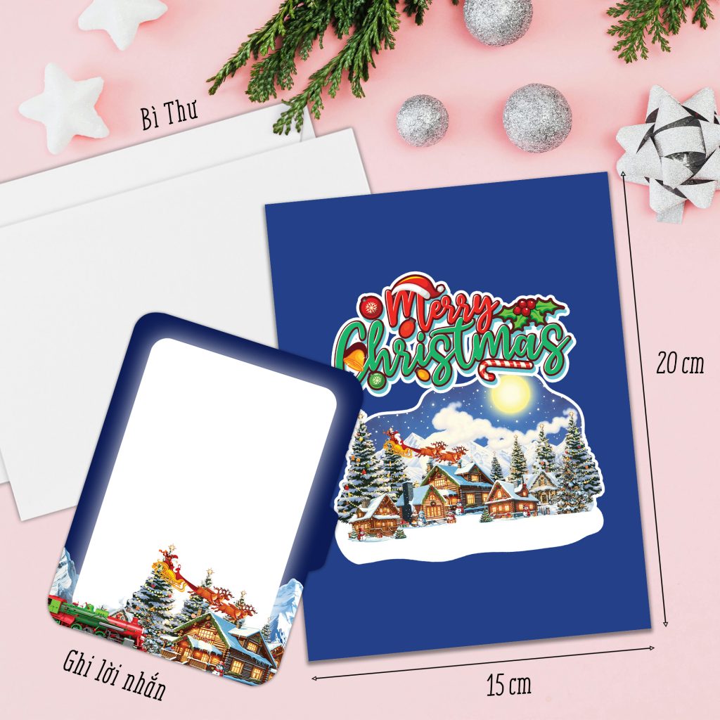 thiep giang sinh 3d doan tau giang sinh on the paper 1 1