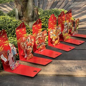 [SET 6 CÁI] BAO LÌ XÌ 3D TẾT 2026 PHONG CÁCH VUI NHỘN, NHÍ NHẢNH