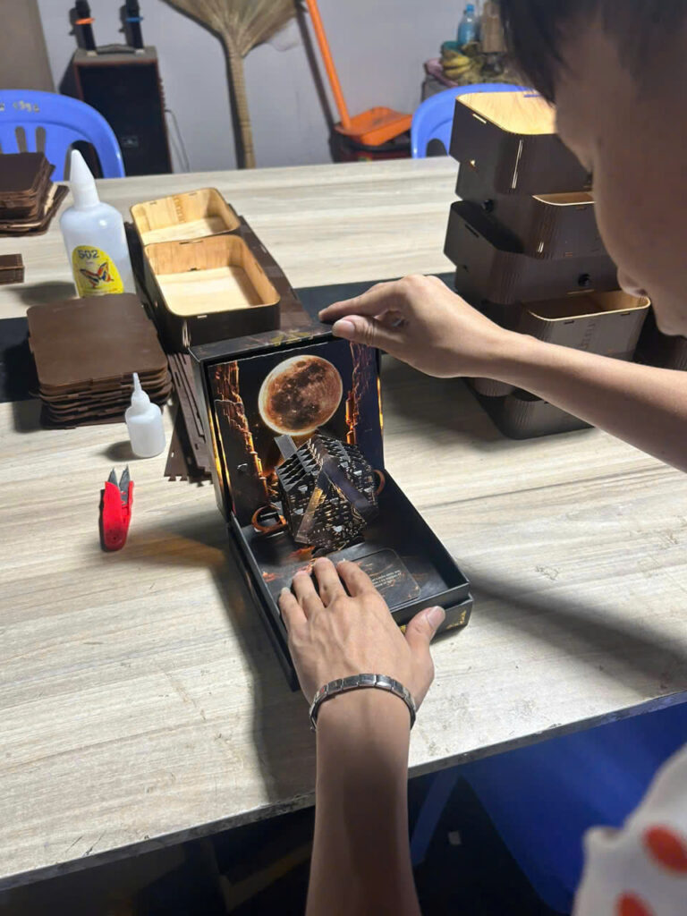 hộp quà 3D