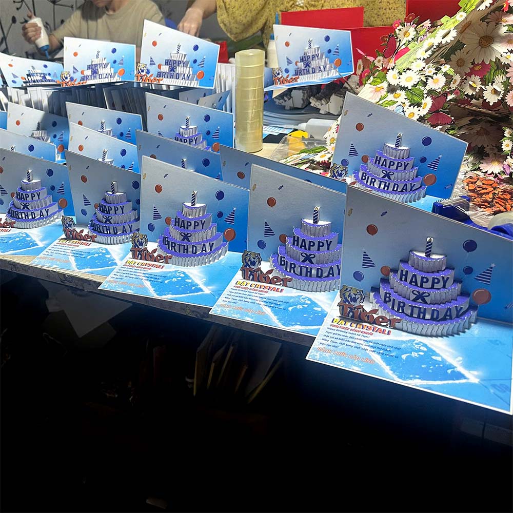 Thiệp Mời Sự Kiện 3D Pop-up Tiger Beer 2 thiệp mời sự kiện